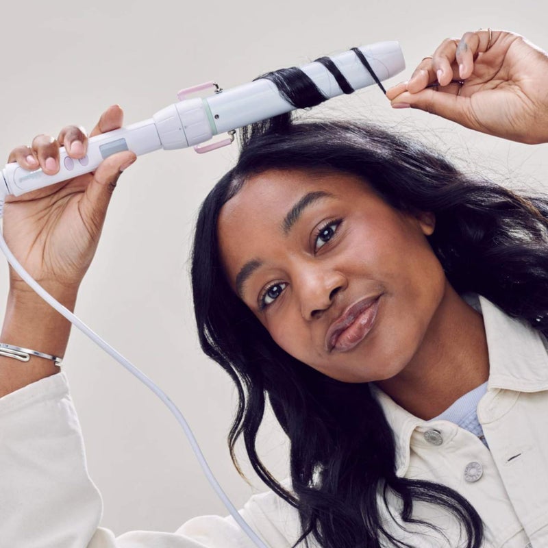 Mane 1.25 Inch Curling Wand Attachment - Versatile Hair Curling Wand for Loose, Beachy Waves or Defined Curls - Clip-Free Hair Wand Suitable for All Hair Textures - Image 3